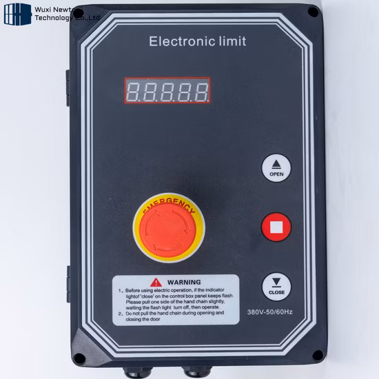 Interruptor de limite do codificador com corrente de tração manual automática